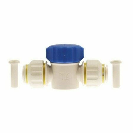 BOSHART INDUSTRIES Valve Stop 1/2in Poly Blue PEEC-SVS05